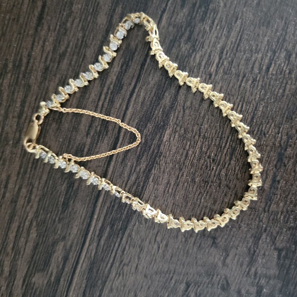 Women's 10k Tennis Bracelet